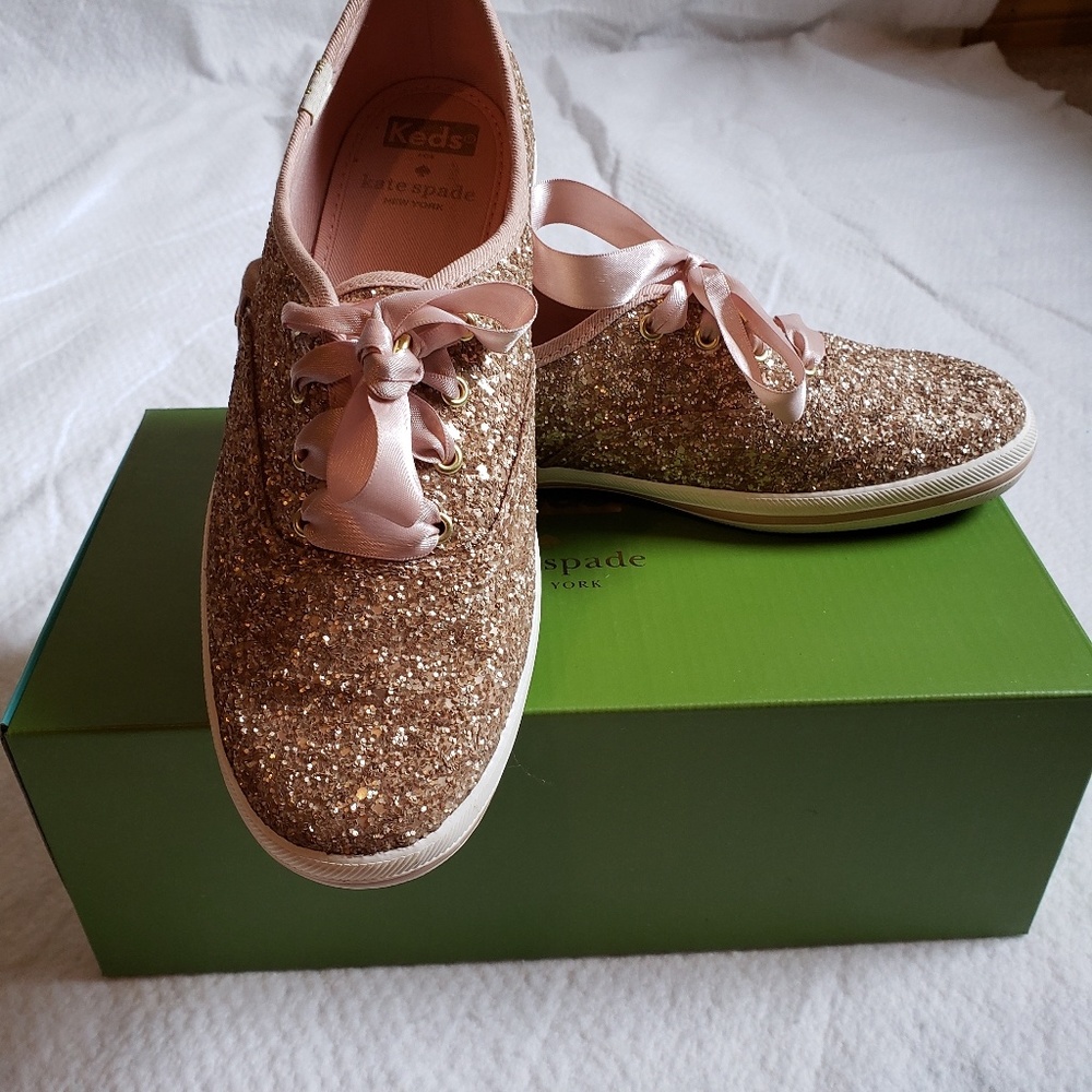 Rose Gold Keds Sneakers